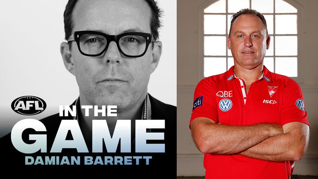 longmire270319.jpg John Longmire is this week's special guest on the In The Game with Damian Barrett podcast - AFL,Podcast,Tag-Podcasts